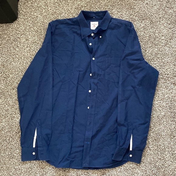 Gap Navy Button Up - Picture 1 of 2
